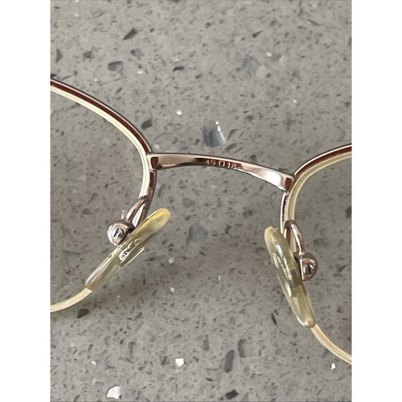 Sferoflex Eyeglasses Frames ONLY 2503-B 267 Rose Gold Half Rim Oval 49-18-130 - Picture 11 of 14